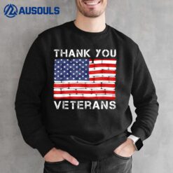 Thank you veterans veteran Sweatshirt