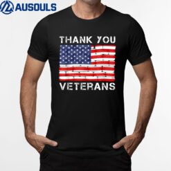 Thank you veterans veteran T-Shirt