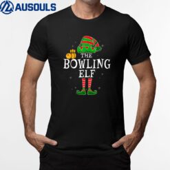 The Bowling Elf Group Matching Family Christmas Bowler Funny T-Shirt