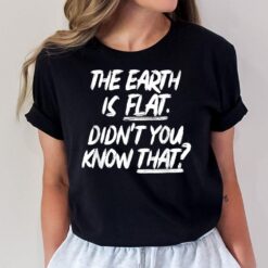 The Earth Is Flat Didn't You Know That Yoongi Flat Earth T-Shirt