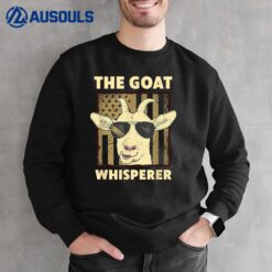 The Goat Whisperer Design For Women Men Farmer Goat Lover Sweatshirt