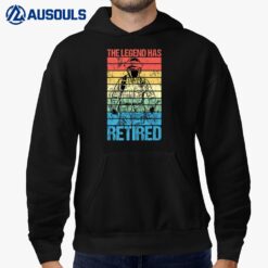 The Legend Has Retired Fire Department Fireman Firefighter Hoodie