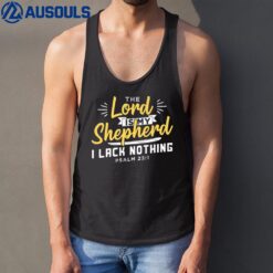 The Lord Is My Shepherd Christian Jesus And God Tank Top