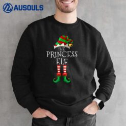 The Princess Elf Shirt Funny Christmas Elf Costume Sweatshirt