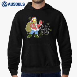 The Simpsons Christmas Homer Tis The Jelly Season! Hoodie