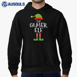 The gamer elf funny christmas matching family pajama Hoodie