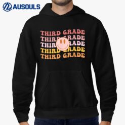 Third Grade Vibes 3rd Grade Team 1st Day of School Retro Hoodie