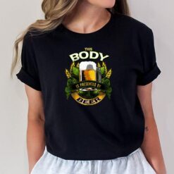 This Body Is Presented By Beer Funny T-Shirt