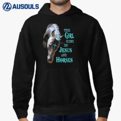 This Girl Runs On Jesus And Horses_1 Hoodie