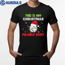 This Is My Christmas Pajama Baseball Funny Christmas T-Shirt