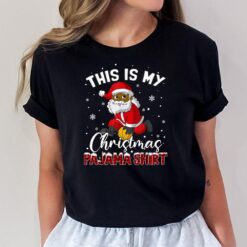 This Is My Christmas Pajama Black African American Santa T-Shirt