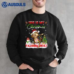 This Is My Christmas Pajama Funny Monkey Christmas Sweatshirt