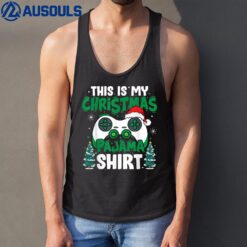 This Is My Christmas Pajama Video Game Gamer Boys Teens Tank Top