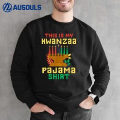 This Is My Kwanzaa Pajama Shirt Seven Candles Africa Holiday Sweatshirt