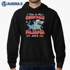 This is my Christmas Pajama shirt Shark Santa Xmas Light Hoodie