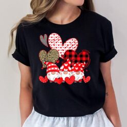 Three Gnomes Holding Hearts Valentines Day Gifts For Her T-Shirt