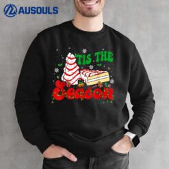 Tis' The Season Christmas Shirt Tree Cakes Debbie Groovy Sweatshirt