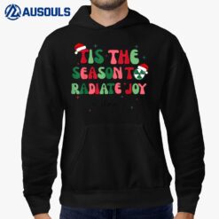 Tis The Season To Radiate Joy Funny Christmas Radiology Hoodie