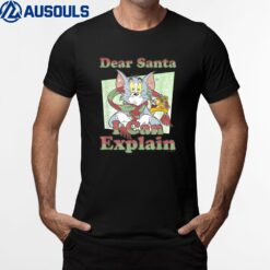 Tom And Jerry Christmas Dear Santa I Can Explain T-Shirt