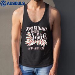 Torn Between Looking' Like A Snack And Eating' One Christmas Tank Top