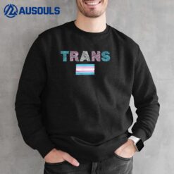 Trans Flag Pride Top LGBT+ Sweatshirt