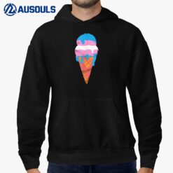 Trans Ice Cream Rights LGBT Trans Hoodie