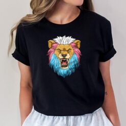 Transgender Pride Lion LGBTQ Support T-Shirt