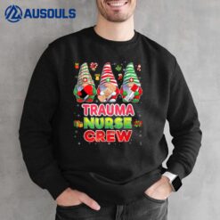 Trauma Nurse Crew Gnomies Nurse Christmas Gnomes Crew Xmas Sweatshirt