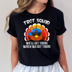 Turkey Trot Squad Funny Thanksgiving Running Costume T-Shirt
