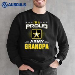 U.S. ARMY Proud US Army Grandpa  Military Veteran Pride Sweatshirt