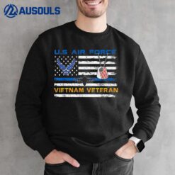 U.S Air Force Vietnam Veteran USA Flag Vietnam Veterans Day Sweatshirt