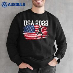 USA American Flag Soccer Tournament Sweatshirt