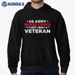 USA Army Nurse Corps Veteran Patriotic Hoodie