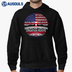 USA & Croatia Flags Tee American Grown Croatian Roots Hoodie