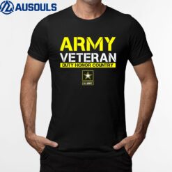 US ARMY VETERAN DUTY HONOR COUNTRY T-Shirt