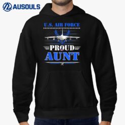 US Air Force Proud Aunt Womens -USAF Air Force Veterans Hoodie