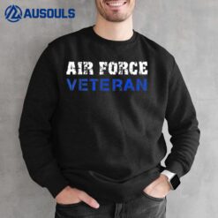 Air Force Veterans Distressed Font T-Shirt