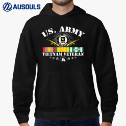 US Army Vietnam Veteran USA Flag Vietnam Vet Flag Men Women Hoodie