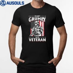 US Flag Im not Grumpy im a Veteran Ver 3 T-Shirt