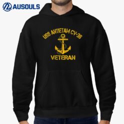 USS Antietam CV-36 Aircraft Carrier Veteran Men Veterans Day Hoodie