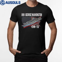 USS George Washington CVN-73 Aircraft Carrier Veterans Day T-Shirt