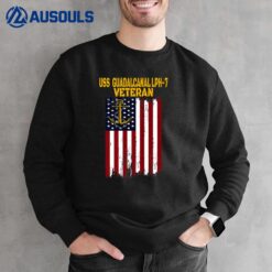 USS Guadalcanal LPH-7 Amphibious Ship Helicopter Carrier Sweatshirt