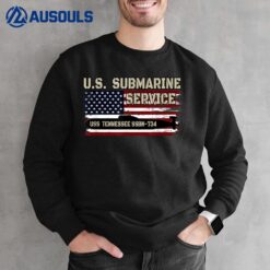 USS Tennessee SSBN-734 Submarine Veterans Day Father's Day Sweatshirt