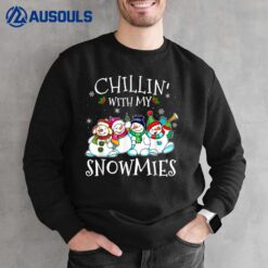 Ugly Christmas My Snowmies Snowman Sweatshirt