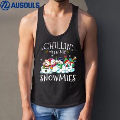 Ugly Christmas My Snowmies Snowman Tank Top