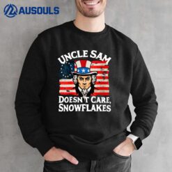 Uncle Sam Doesn't Care Snowflakes Sweatshirt