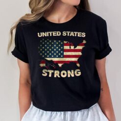 United States Strong Cool Vintage American Flag Men Women T-Shirt