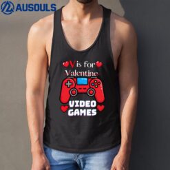 V Is For Valentine Video Games Tank Top