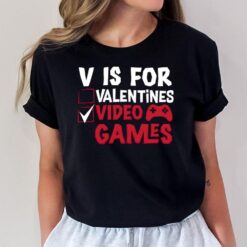 V Is For Video Games T-Shirt