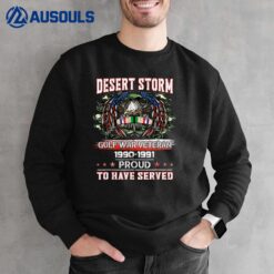 Veteran Desert Storm Veteran Proud for Father's Day Sweatshirt